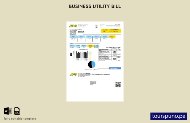 lista para imprimir plantilla de factura de servicios públicos de electricidad 4